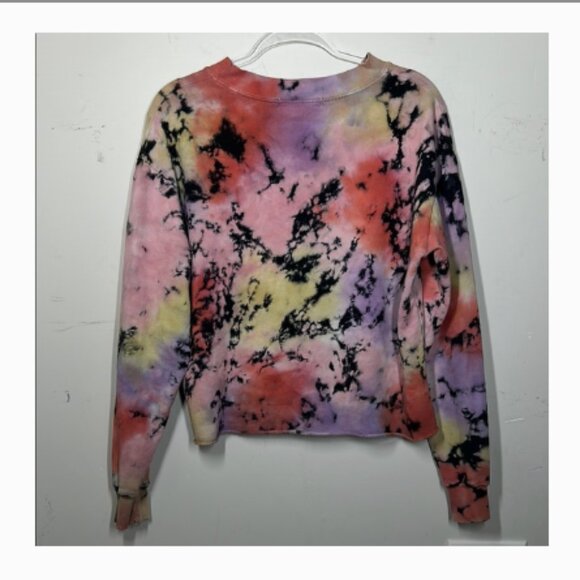 Anthropologie Letluv Tie Dye Zoey‎ Pullover Sweatshirt XS - Picture 8 of 13